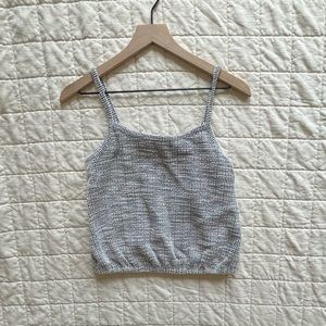 LOFT Boucle Bubble Hem Tank Top